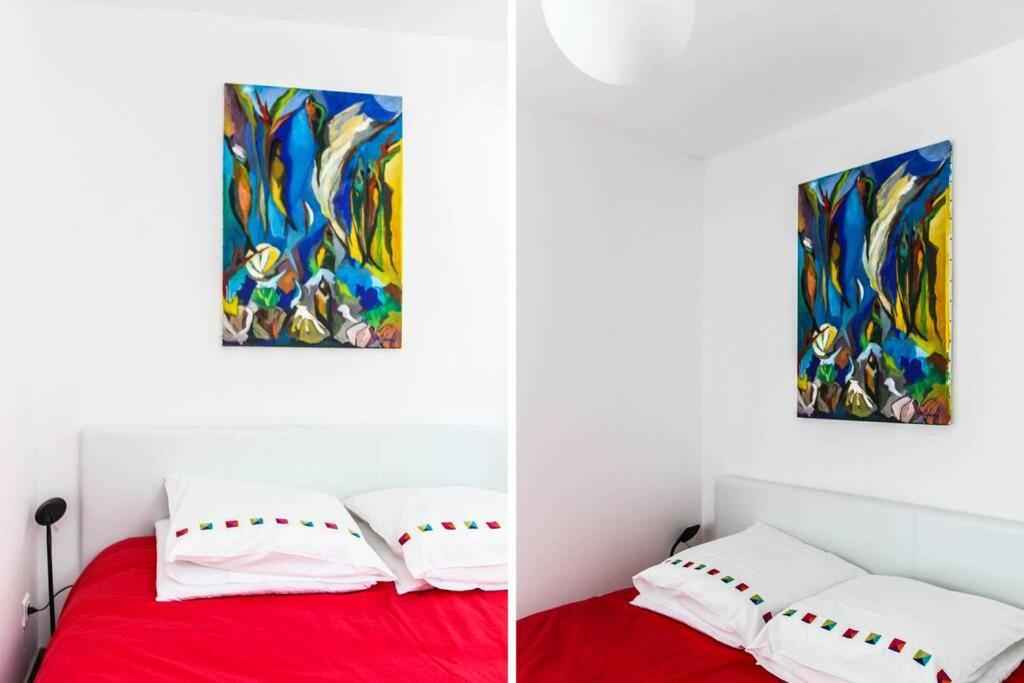 Appartement Lumineux Avec Terrasse Jardin Et Acces Piscine Villefranche-sur-Mer Luaran gambar